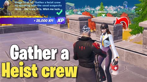 Gather a heist crew fortnite - Fortnite Chapter 4 Season 4 has tons of heist-related skins, but gamers can earn even more styles for their skins by participating in questlines for their favorite Battle Pass characters. Nolan...